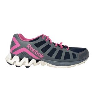 Reebok zig tech shark 3.0 pink black running shoes sz 8